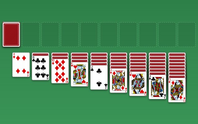 Пасьянс Двойная косынка по 3 карты — онлайн
